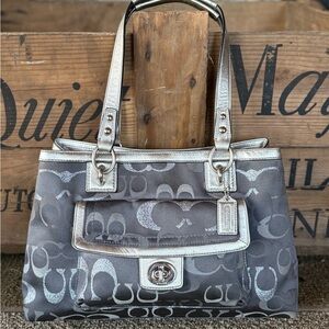 Coach Penelope Lurex Gallery Bag